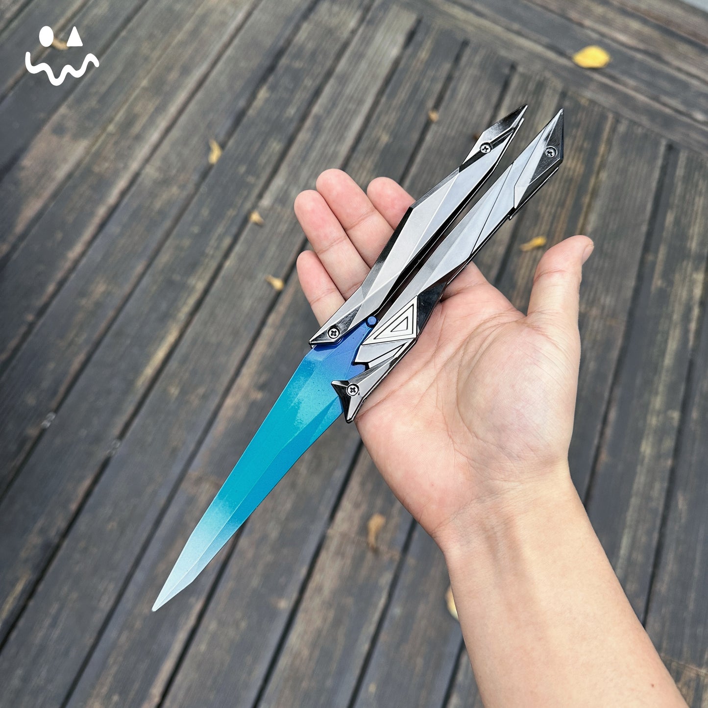 27CM/10.6" High-quality Singularity 2.0 Butterfly Knife Metal Replica