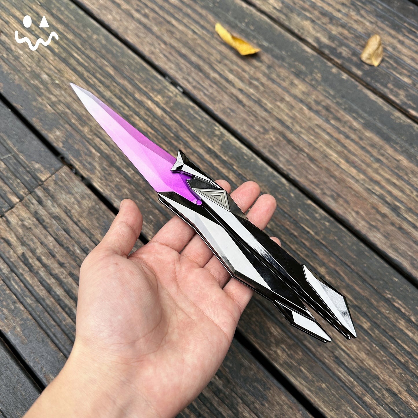 27CM/10.6" High-quality Singularity 2.0 Butterfly Knife Metal Replica