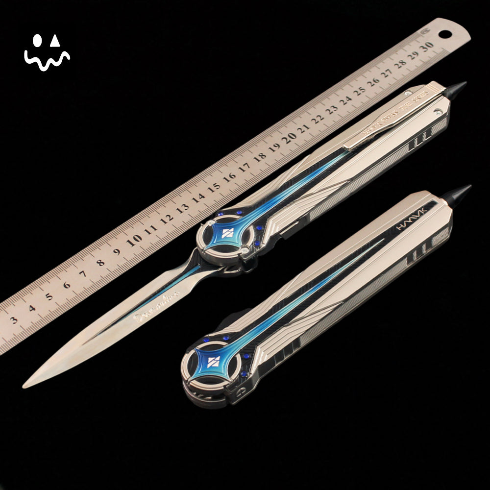 28CM/11" DF Polaris Knife Scalable Blunt Blade Metal Replica
