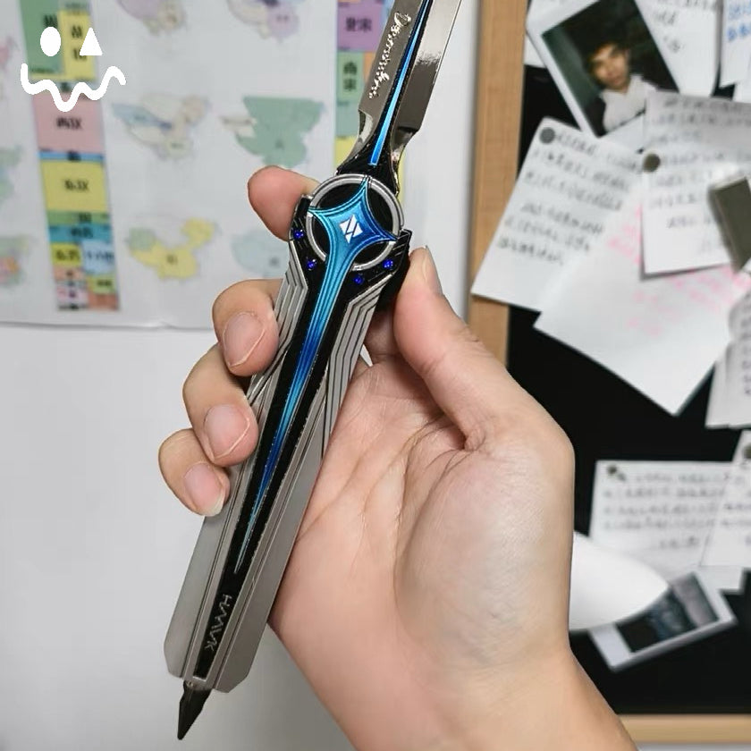 28CM/11" DF Polaris Knife Scalable Blunt Blade Metal Replica