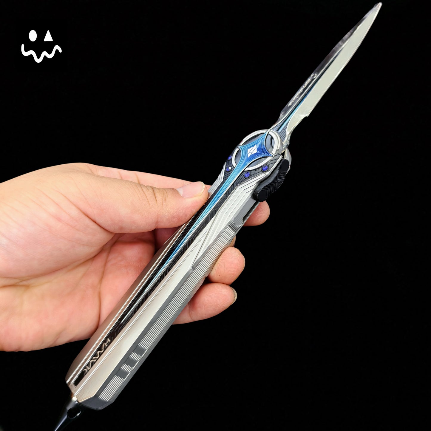 28CM/11" DF Polaris Knife Scalable Blunt Blade Metal Replica