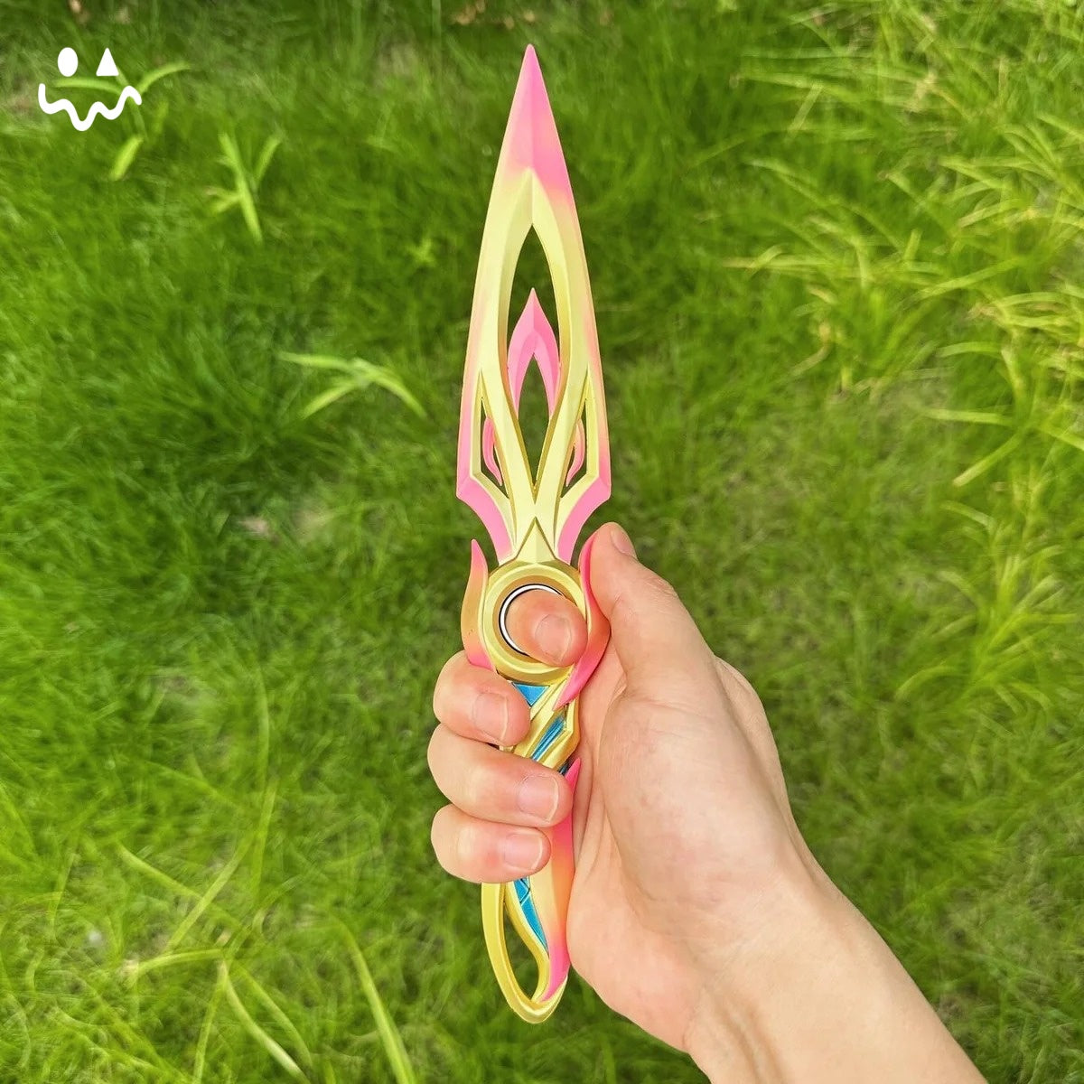 28CM/11" Metal Mystbloom Kunai Game Prop