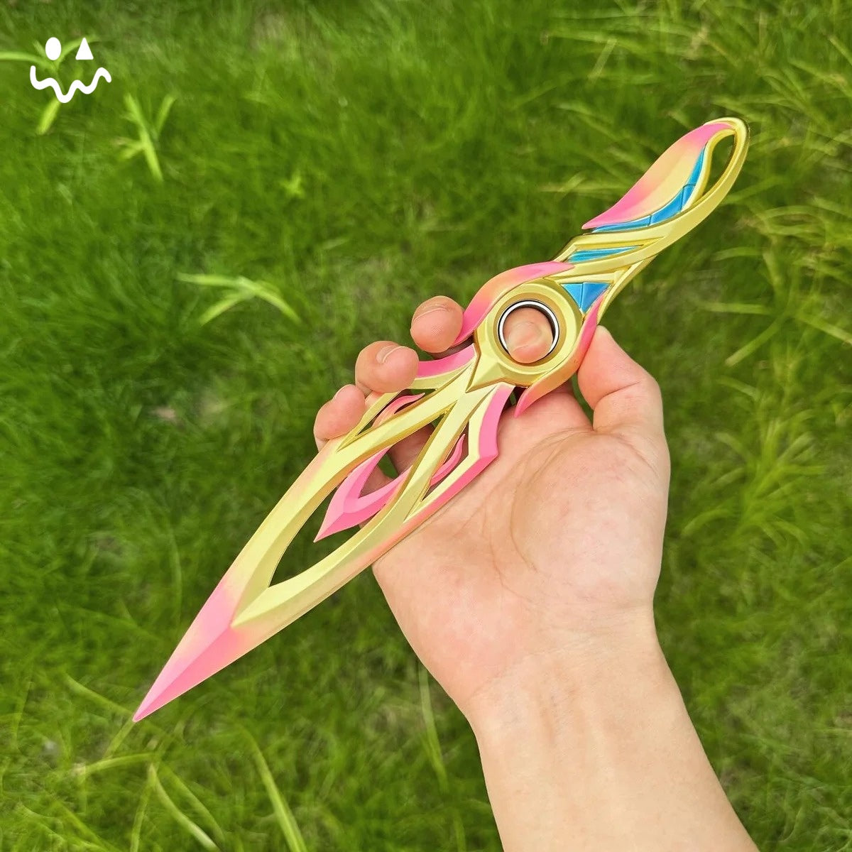 28CM/11" Metal Mystbloom Kunai Game Prop