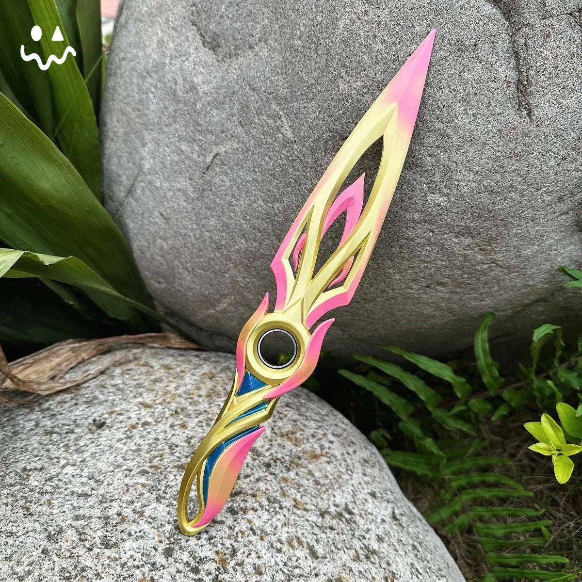 28CM/11" Metal Mystbloom Kunai Game Prop