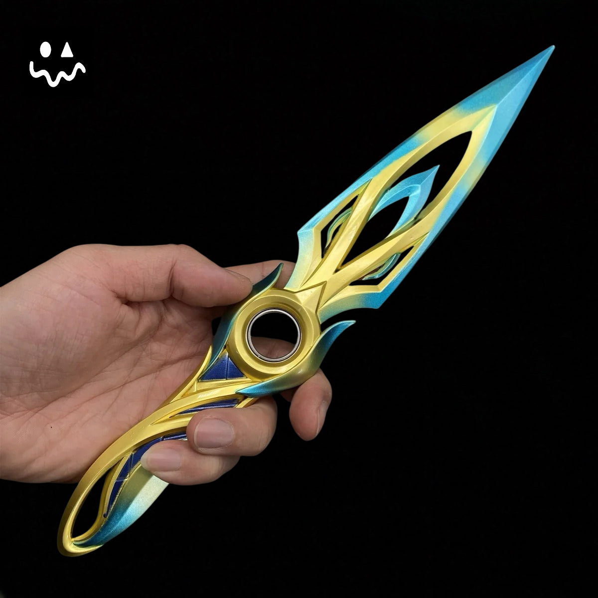 28CM/11" Metal Mystbloom Kunai Game Prop