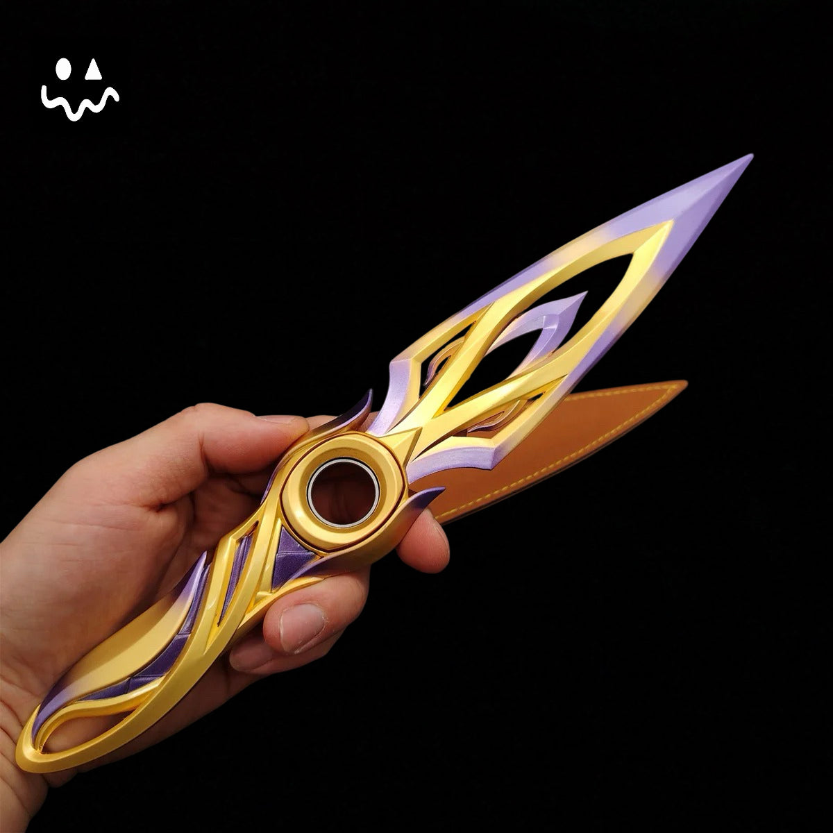 28CM/11" Metal Mystbloom Kunai Game Prop