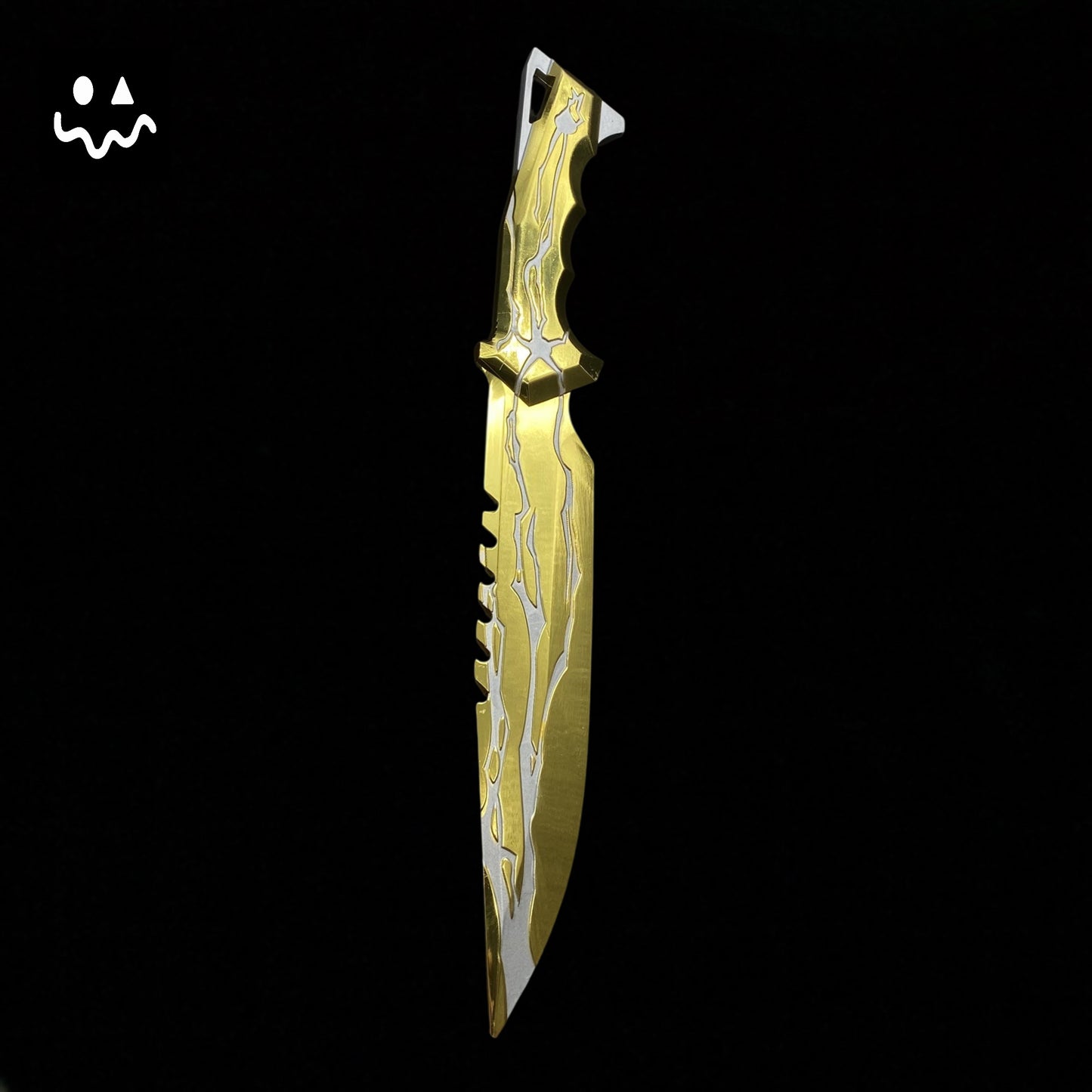 28CM/11" Metal Smite Knife Metal Melee Weapon Game Prop