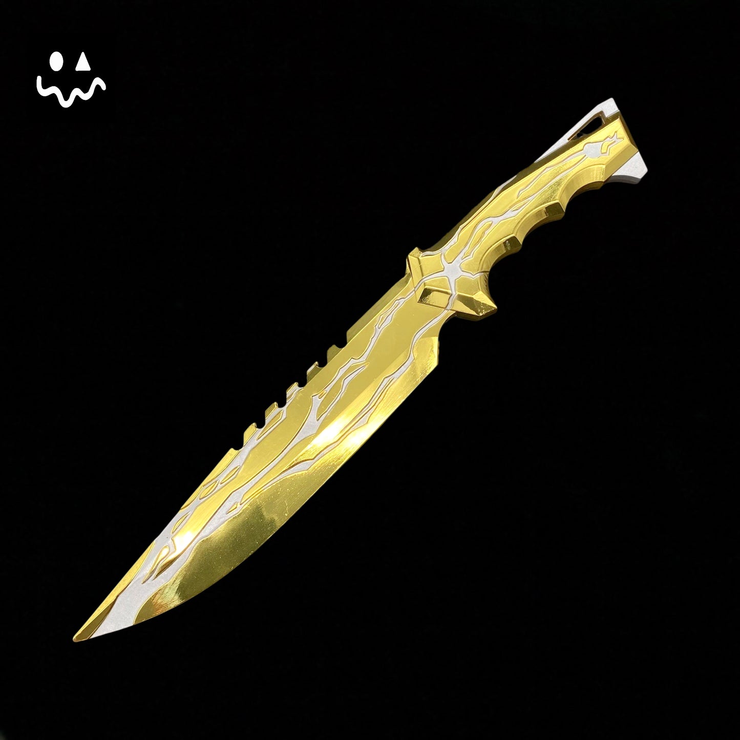 28CM/11" Metal Smite Knife Metal Melee Weapon Game Prop