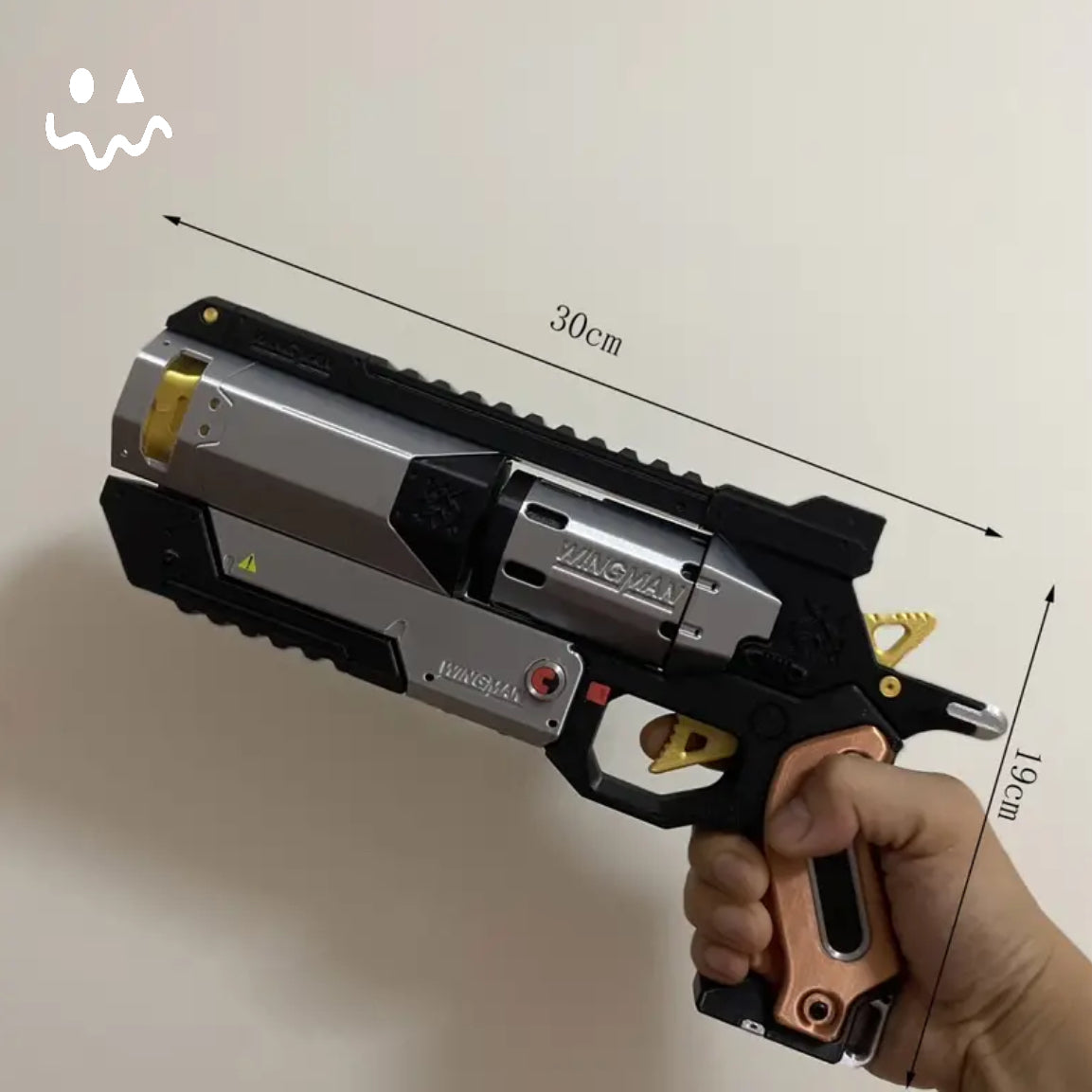 30CM/11.8" Apex Wingman Magnetic Detachable Clip 3D Printing Replica