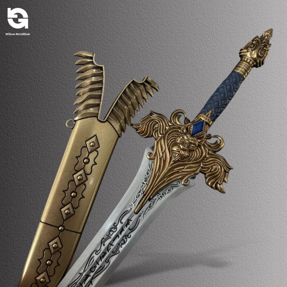 30CM/11.8" Classical Game Royal Guard Sword With Sheath Fan Art For Display