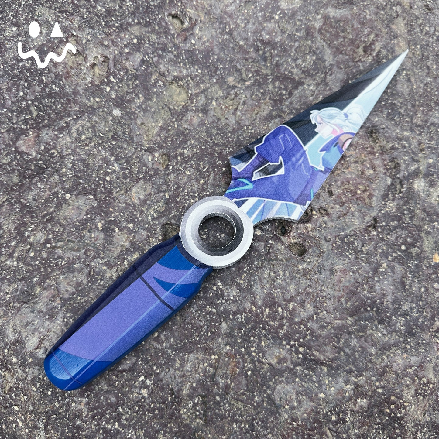 30CM/11.8" Go Volume No 1 Knife Jett Kunai Life Size Wood Replica