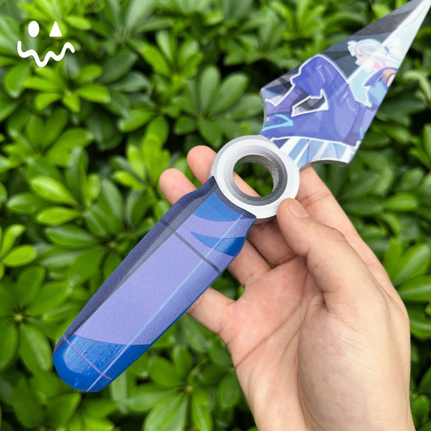 30CM/11.8" Go Volume No 1 Knife Jett Kunai Life Size Wood Replica