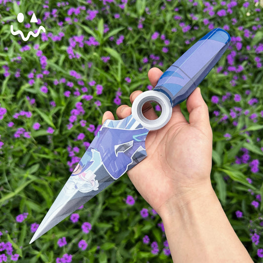 30CM/11.8" Go Volume No 1 Knife Jett Kunai Life Size Wood Replica