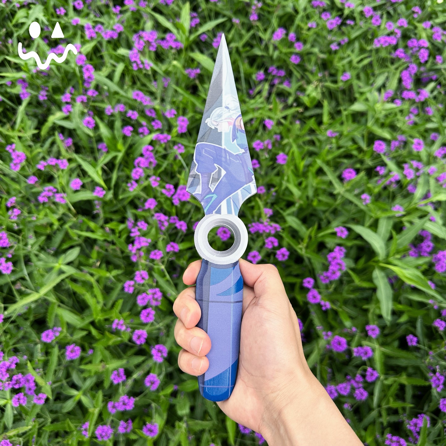 30CM/11.8" Go Volume No 1 Knife Jett Kunai Life Size Wood Replica