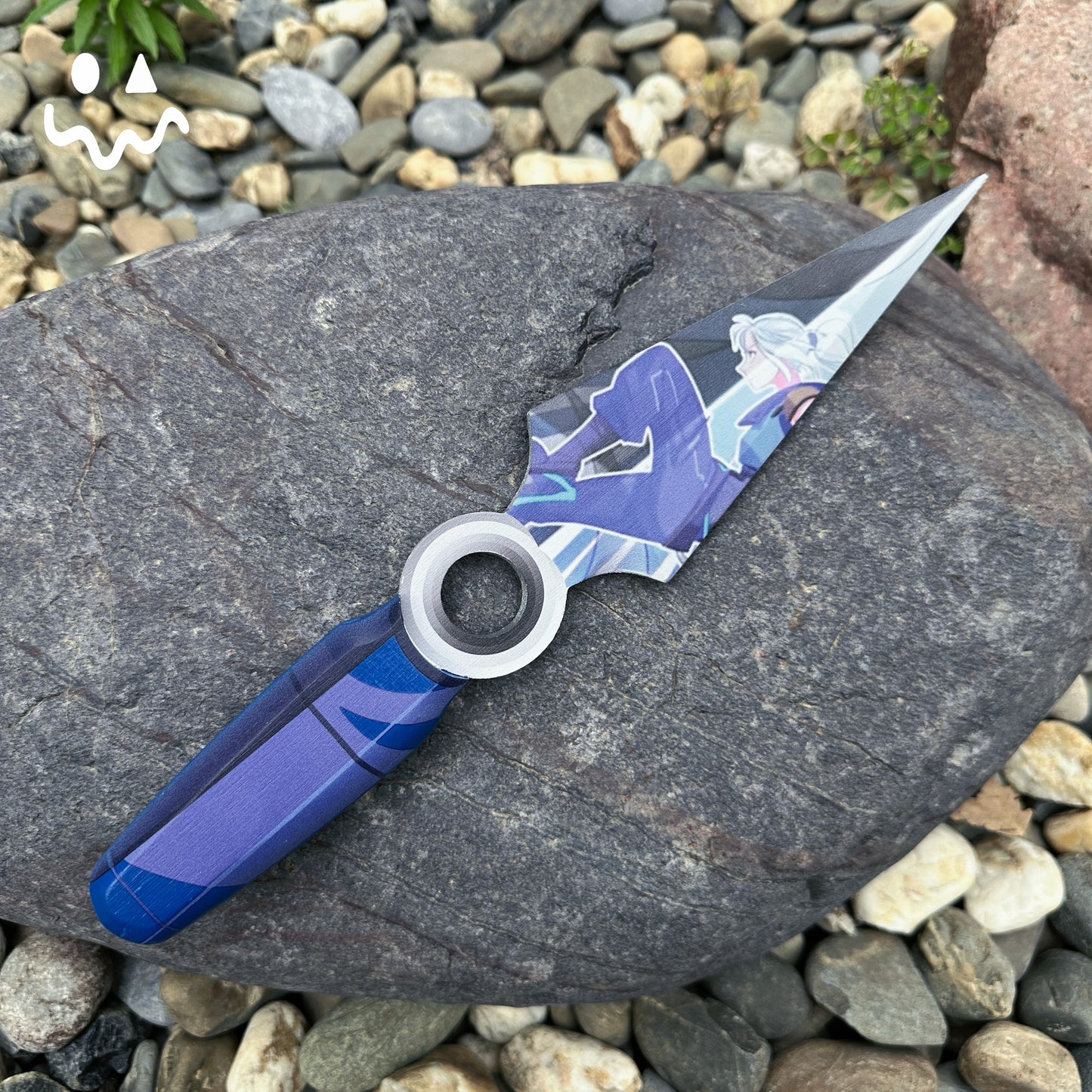 30CM/11.8" Go Volume No 1 Knife Jett Kunai Life Size Wood Replica