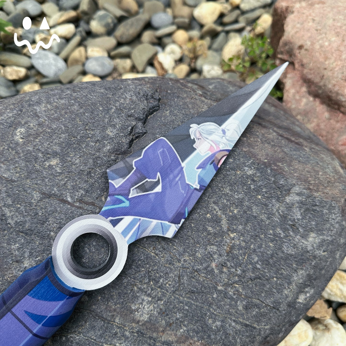 30CM/11.8" Go Volume No 1 Knife Jett Kunai Life Size Wood Replica