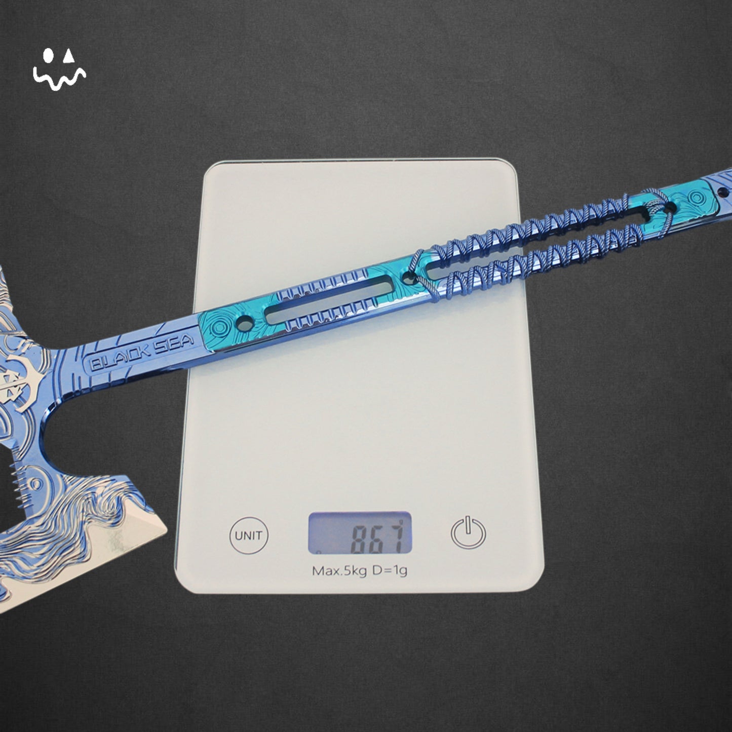 45CM/17.7" Delta Force Black Sea Tactical Axe Metal Replica