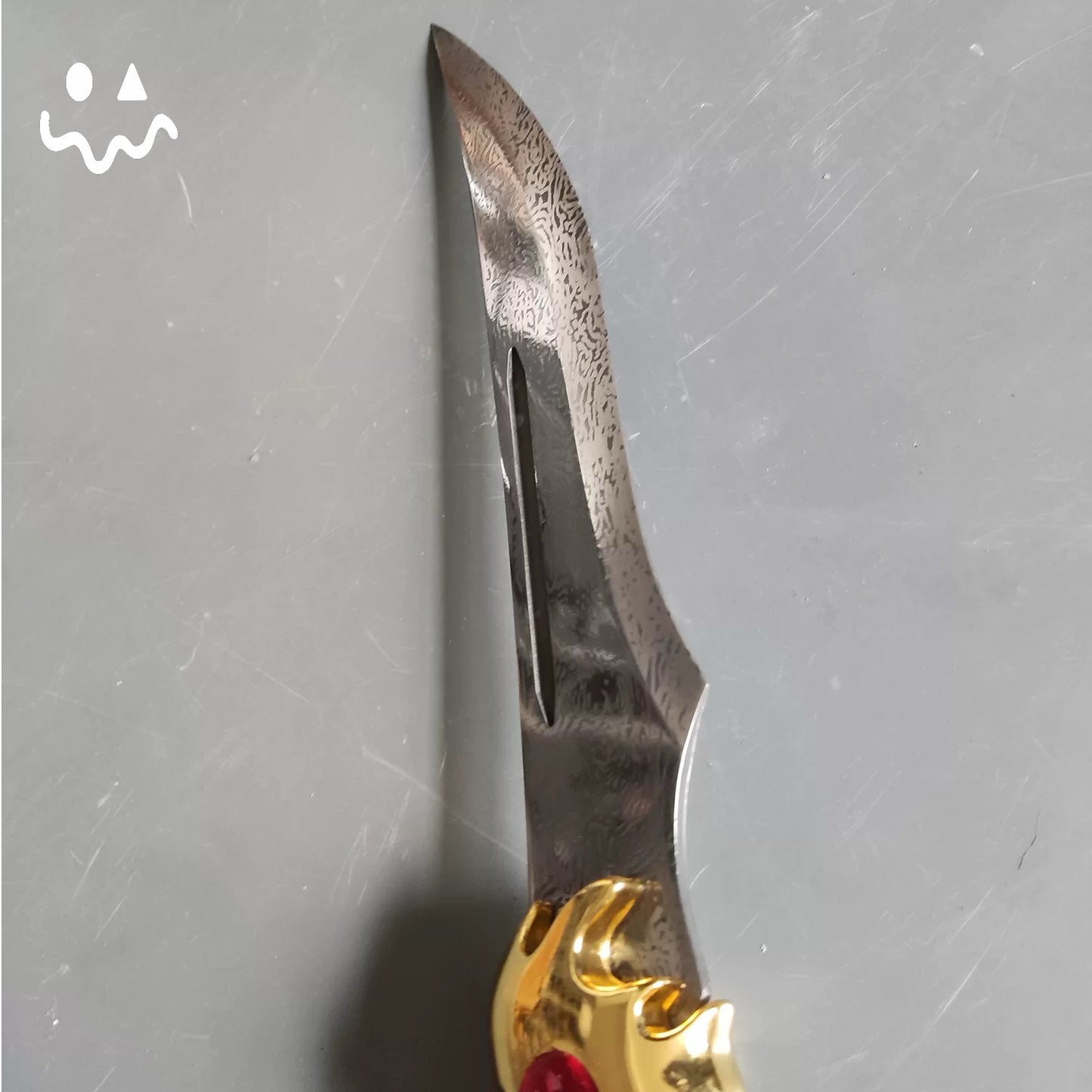 48CM/18.8" Arya Stark Valyrian Steel Dagger Catspaw Dagger Alloy Blunt Blade 1:1 Replica