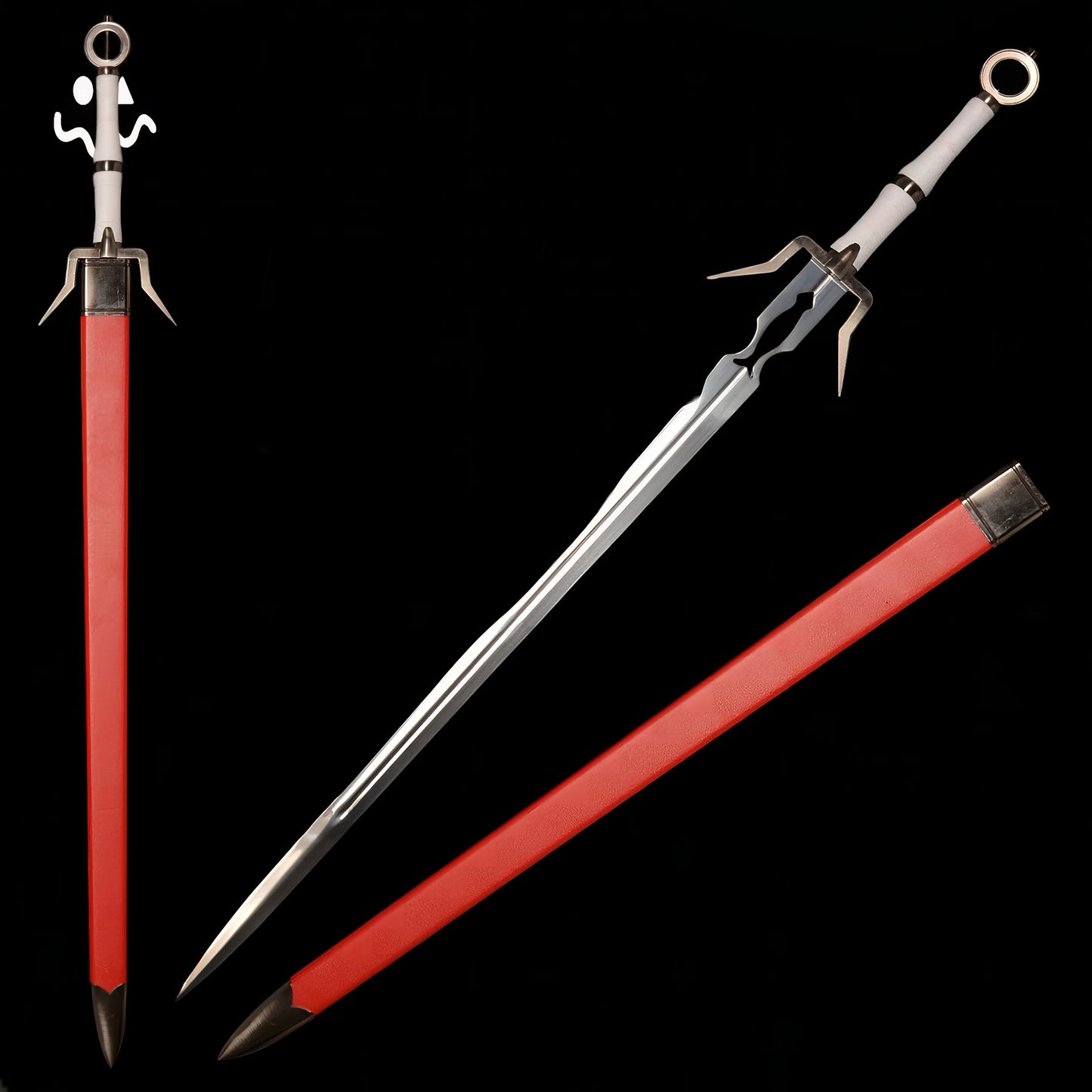 49.2" Ciri's Silver Sword Metal Replica Cosplay Prop