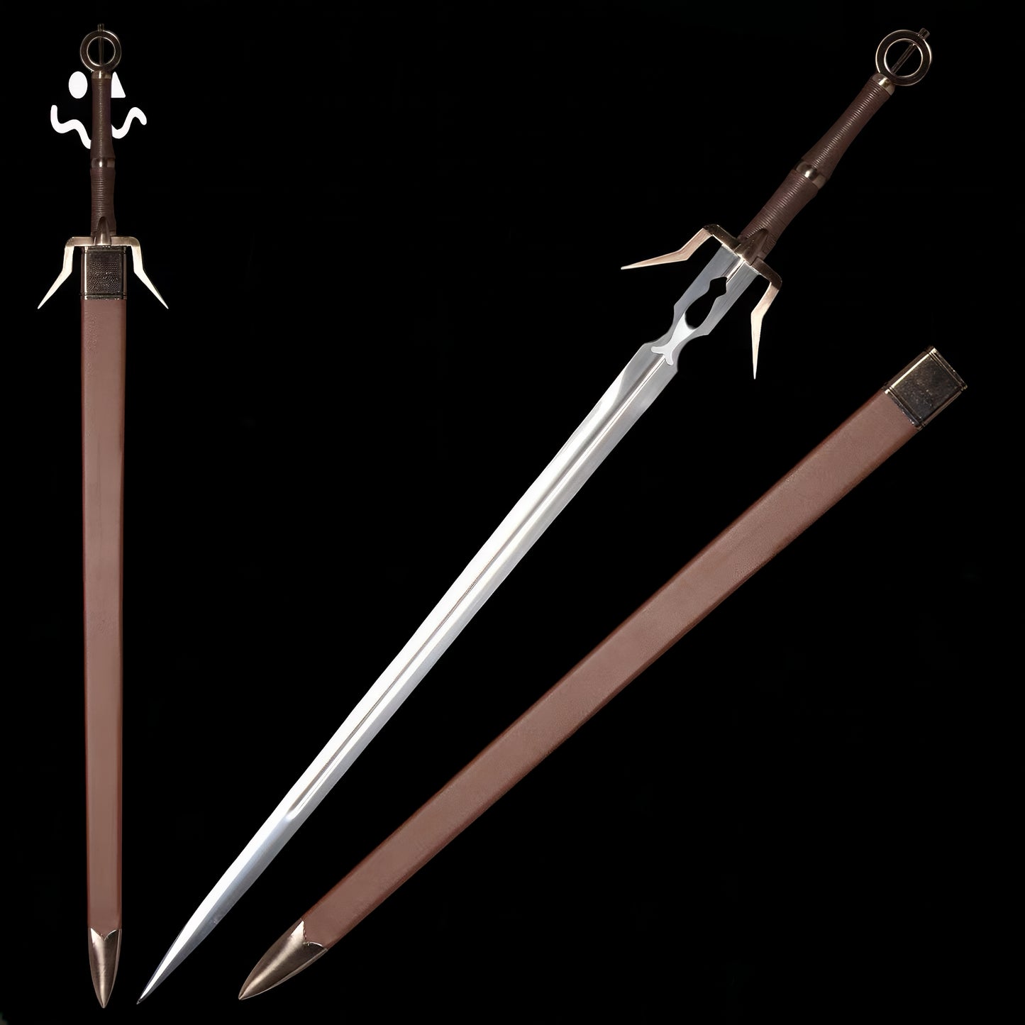 49.2" Ciri's Silver Sword Metal Replica Cosplay Prop