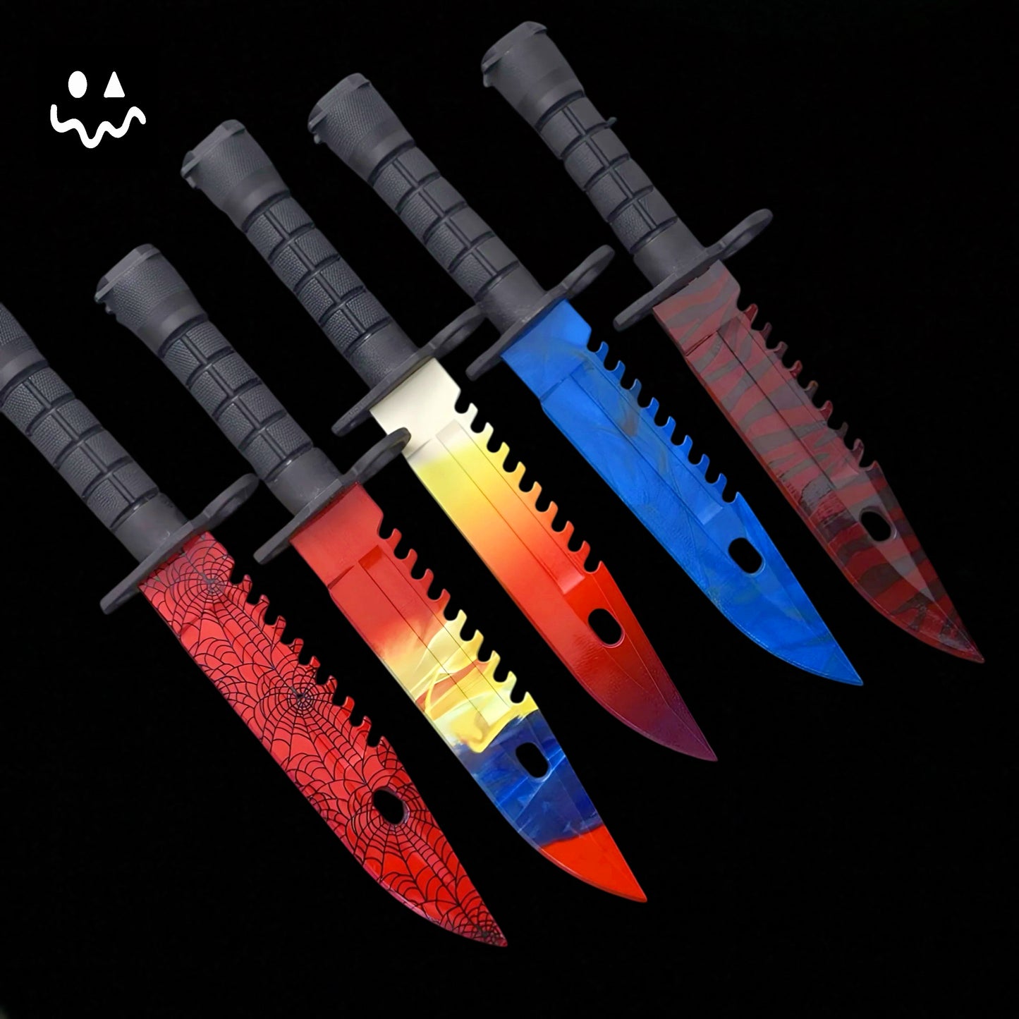 6.1oz Solid Resin Rare Skin M9 Dagger
