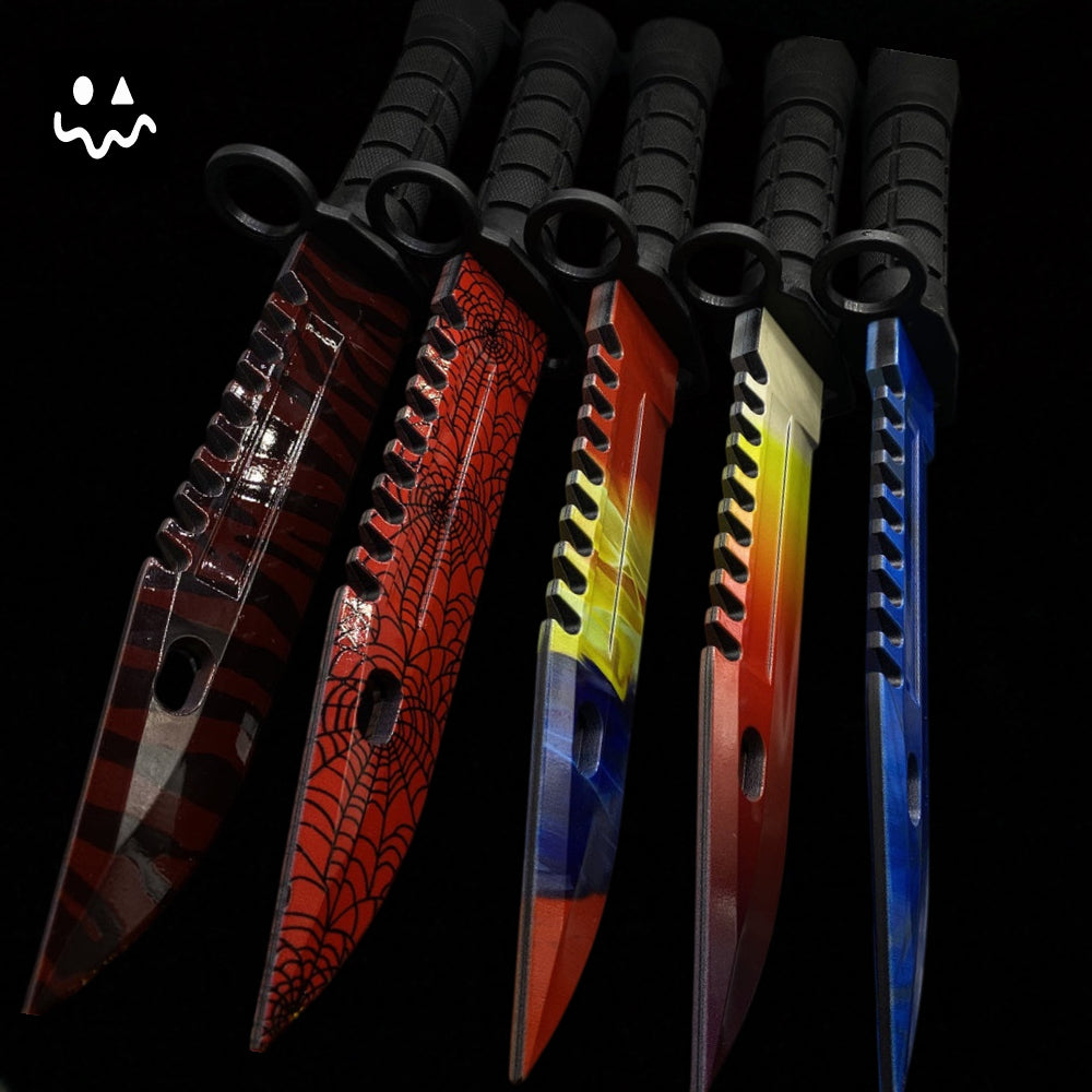 6.1oz Solid Resin Rare Skin M9 Dagger