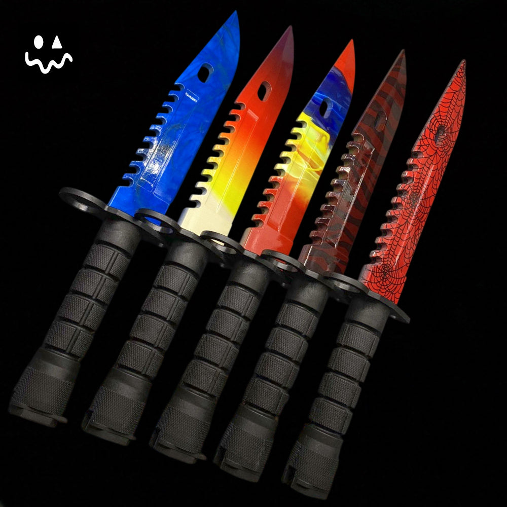 6.1oz Solid Resin Rare Skin M9 Dagger