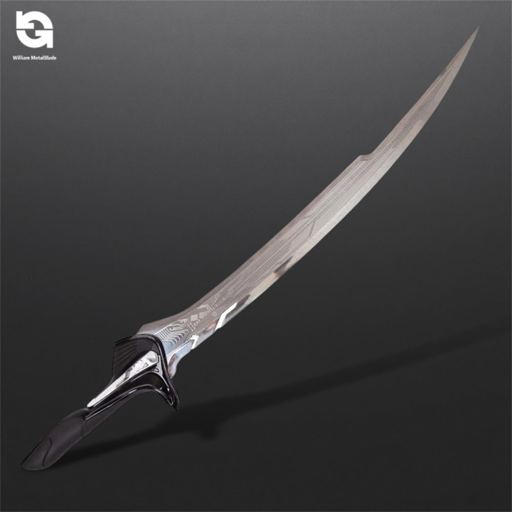 93CM/36.6" 1:1 Alita Sword Damascus Steel Blade Hot Copsplay Prop Replica