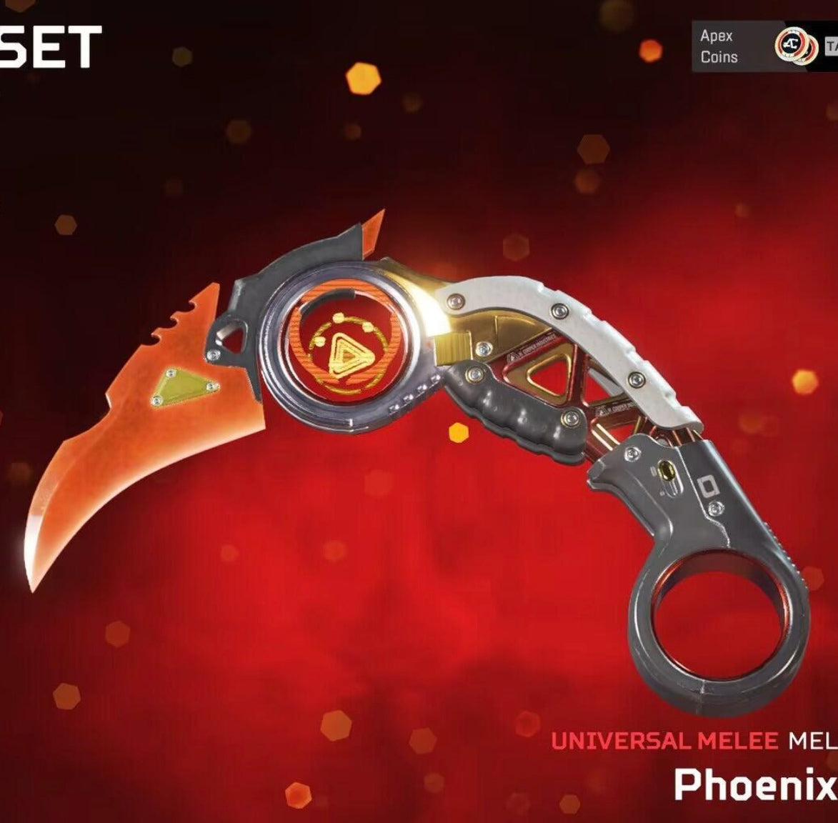 Apex Karambit Heirloom High-quality Raptors Claw Karambit Metal Replica