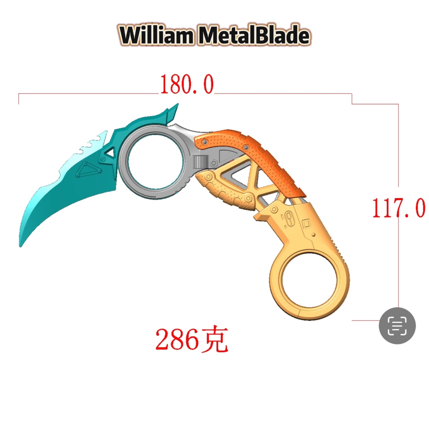 Apex Karambit Heirloom High-quality Raptors Claw Karambit Metal Replica