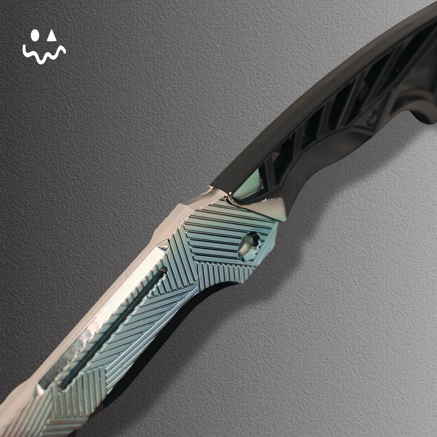 30CM/11.8" Arena Breakout  Darkness Star Nepalese Army Knife Blunt Blade Metal Replica