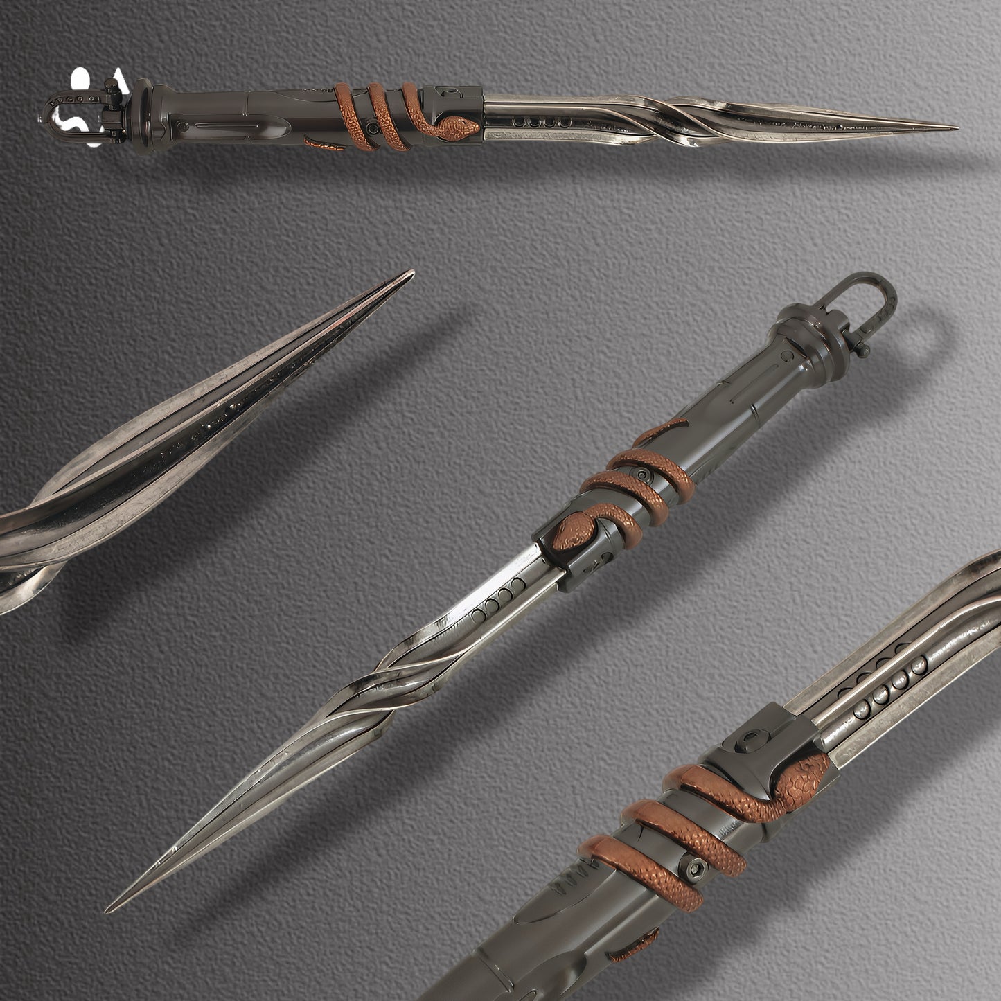 Arena Breakout Mini Serrated Armor-Piercing Dagger Metal Replica