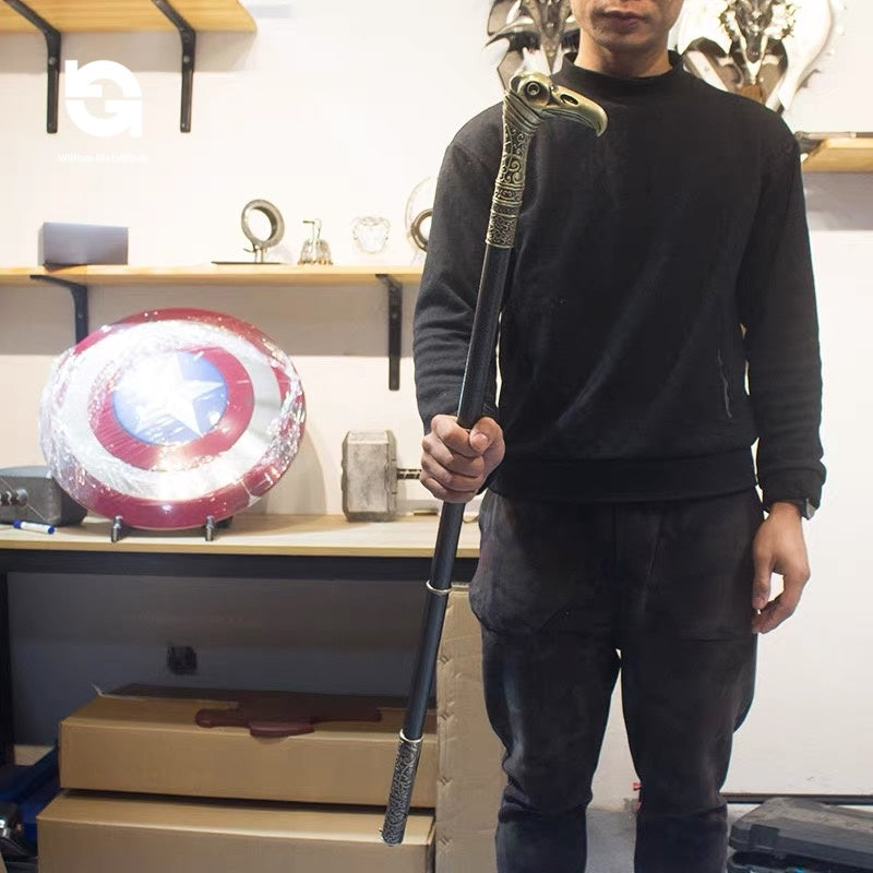 Assassin Cane-sword Life-size Blunt Metal Blade Cosplay Prop