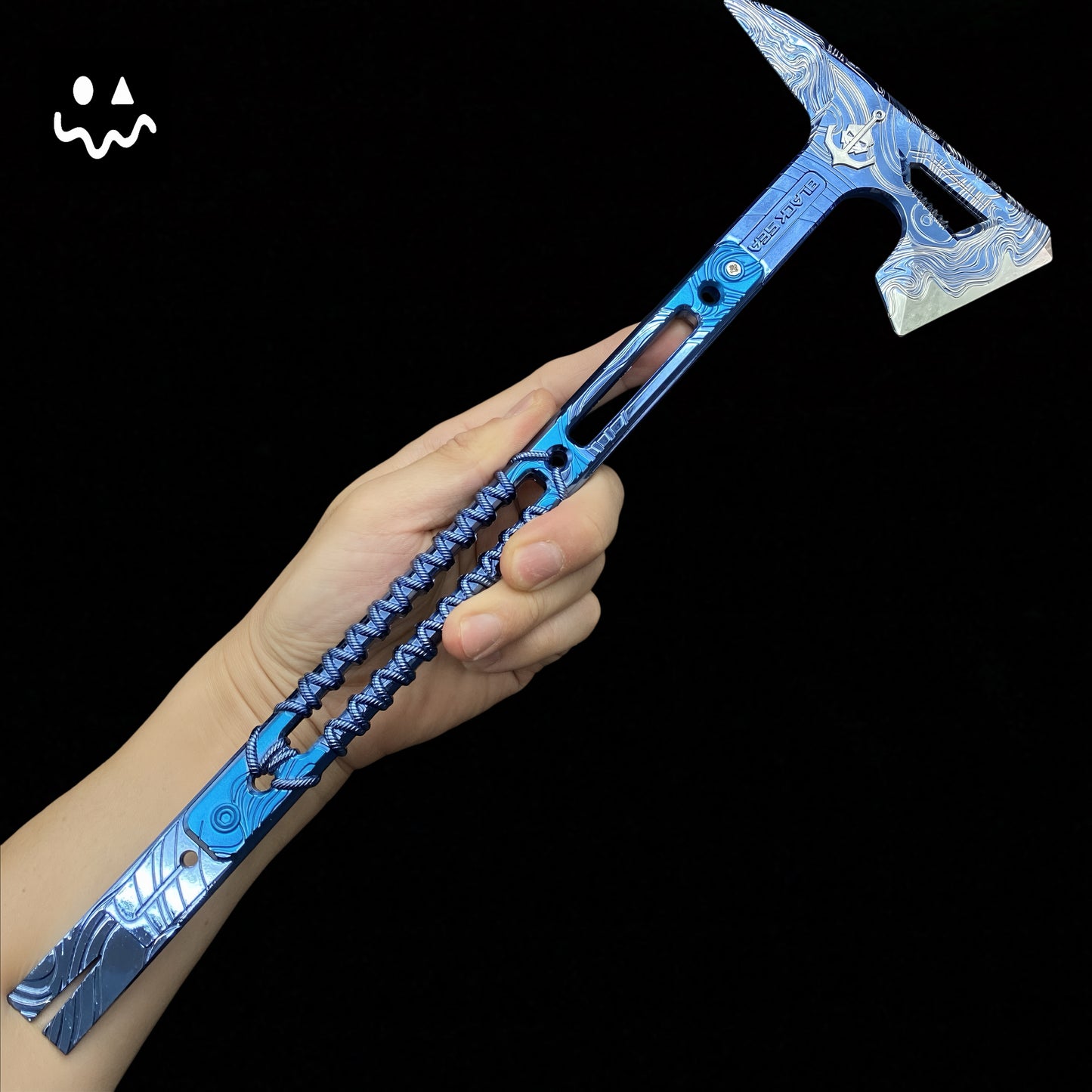 35CM/8.6" Delta Force Black Sea Tactical Axe Metal Replica