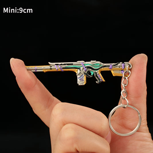 Mini Bound Phantom Gun Metal Keychain