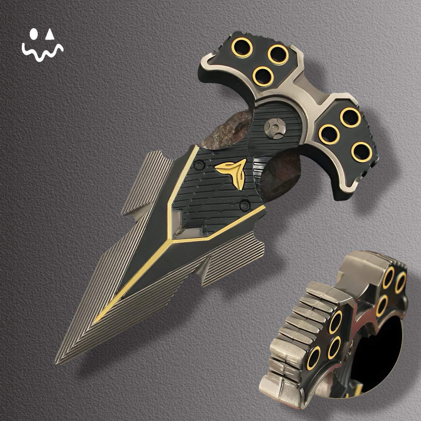 Arena Breakout Cold Blade Metal Replica Window Breaker Security Tool