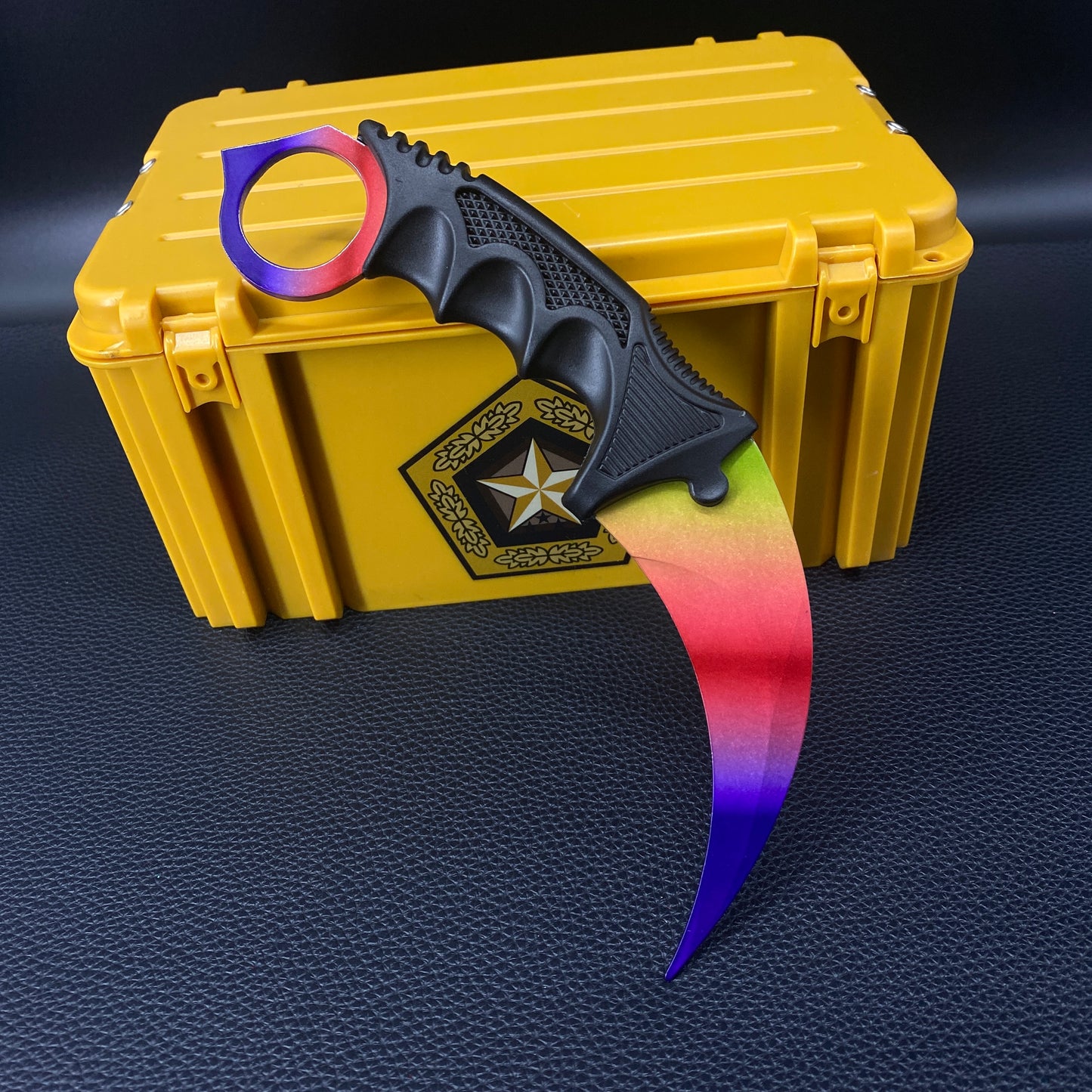 GO Gamma Case Skin Loot Box Fade Skin Karambit Knife Trainer