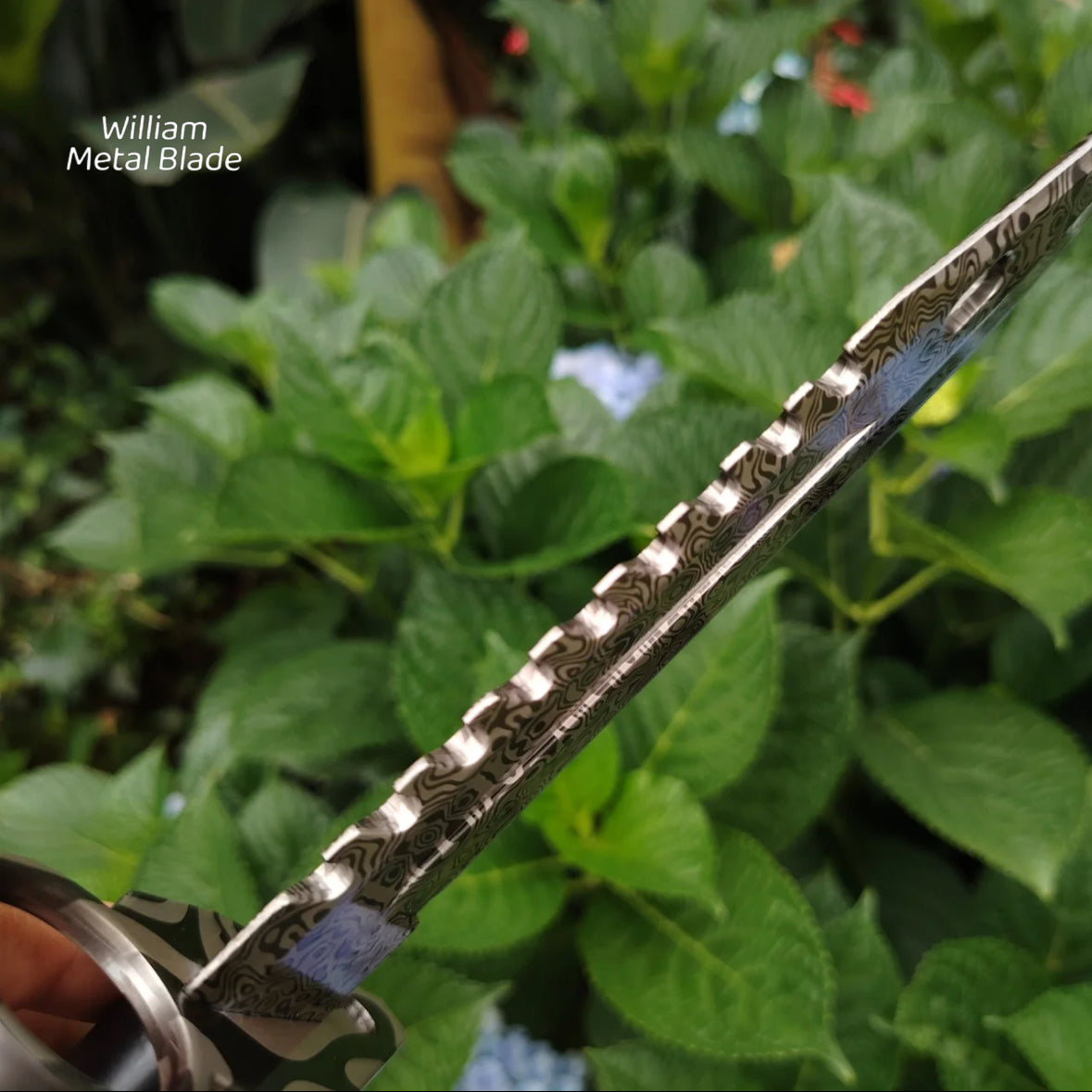 CSGO 33cm/12.9'' Damascus M9 Knife Metal Replica