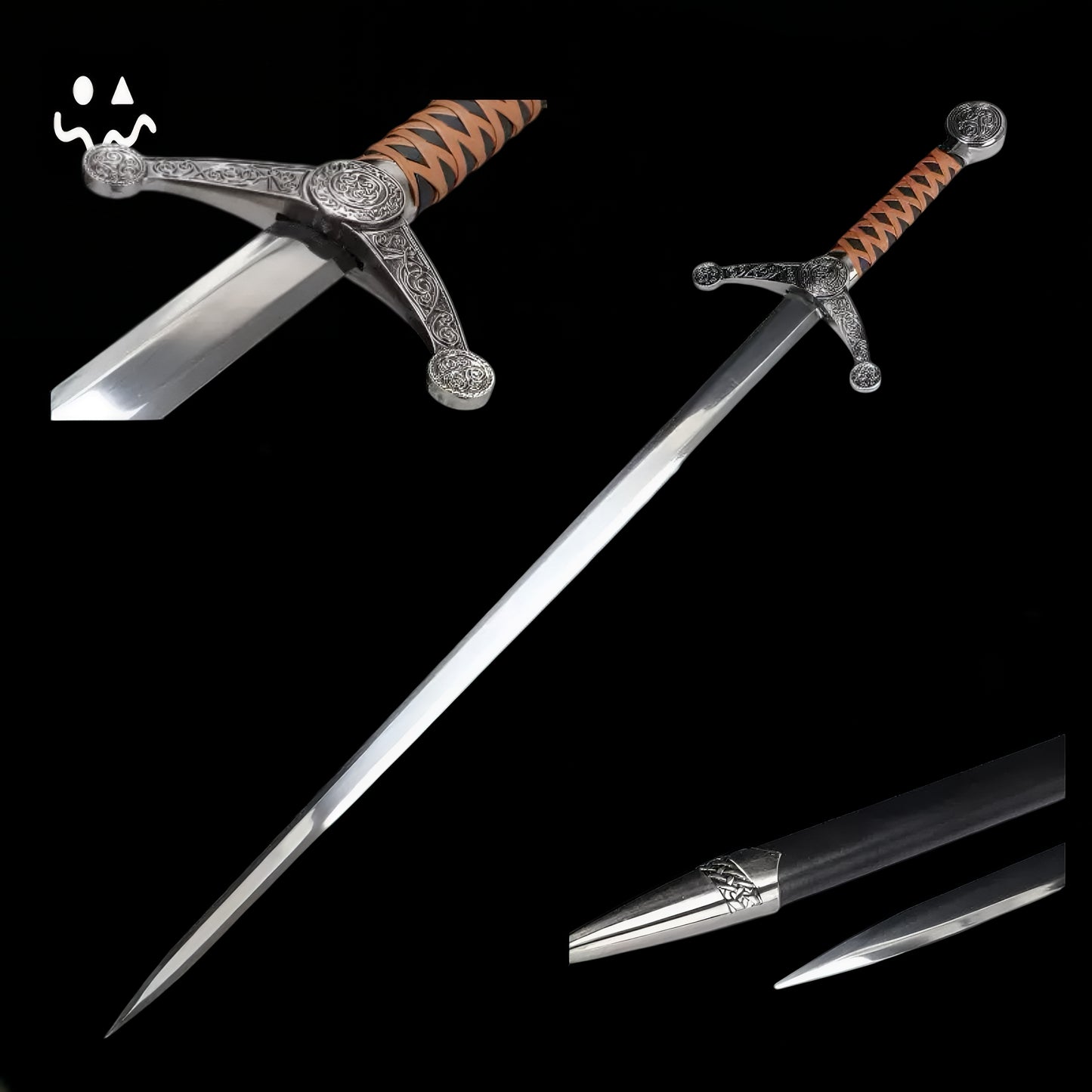 Celtic Knight Sword Life-size Cosplay Prop Metal Replica