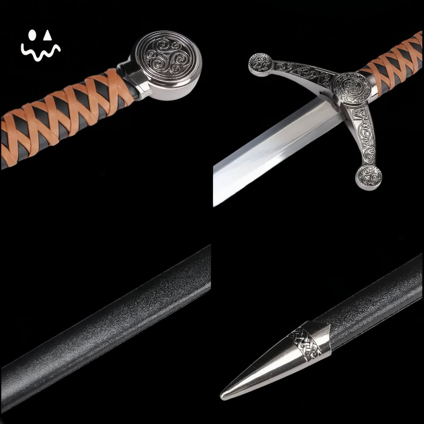 Celtic Knight Sword Life-size Cosplay Prop Metal Replica