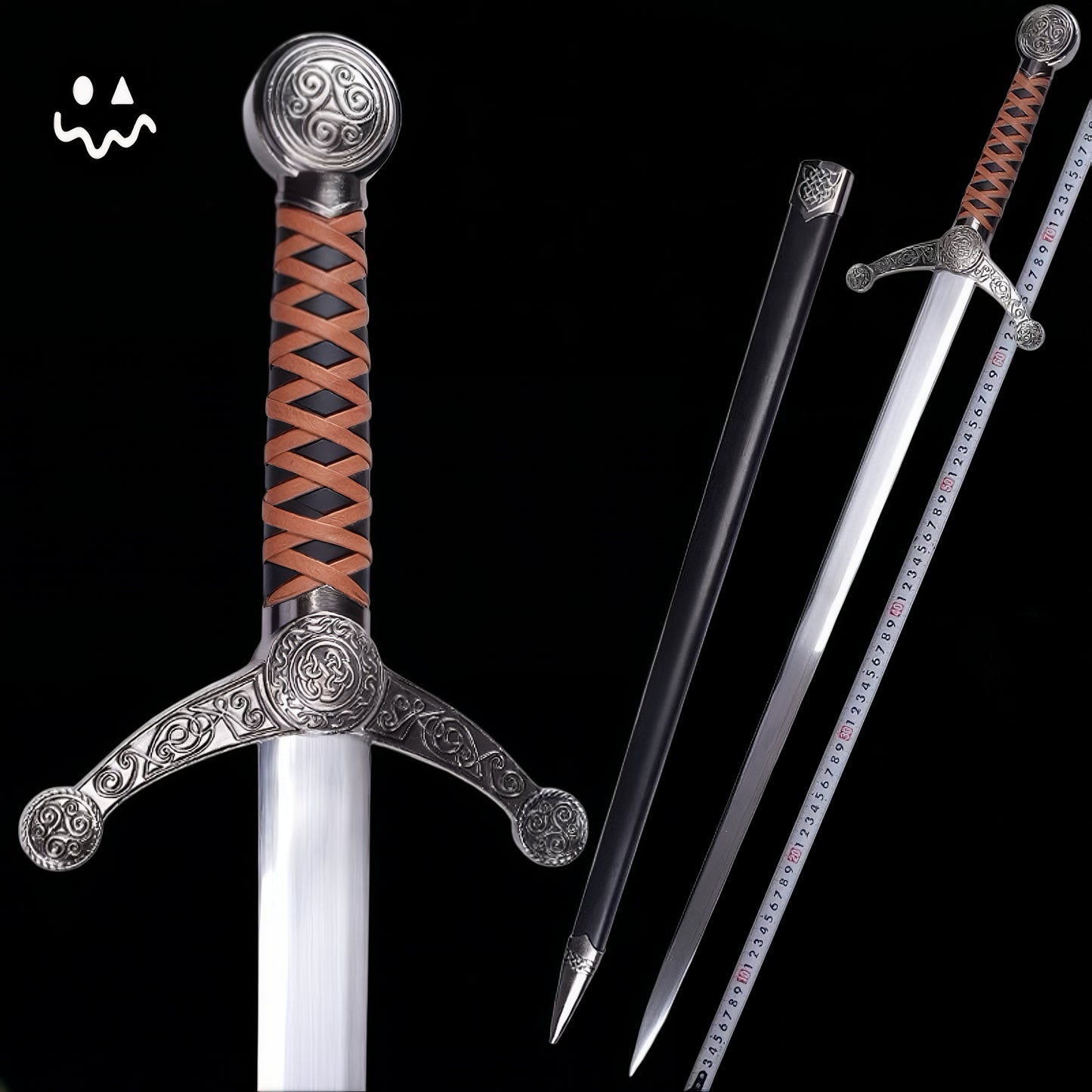 Celtic Knight Sword Life-size Cosplay Prop Metal Replica