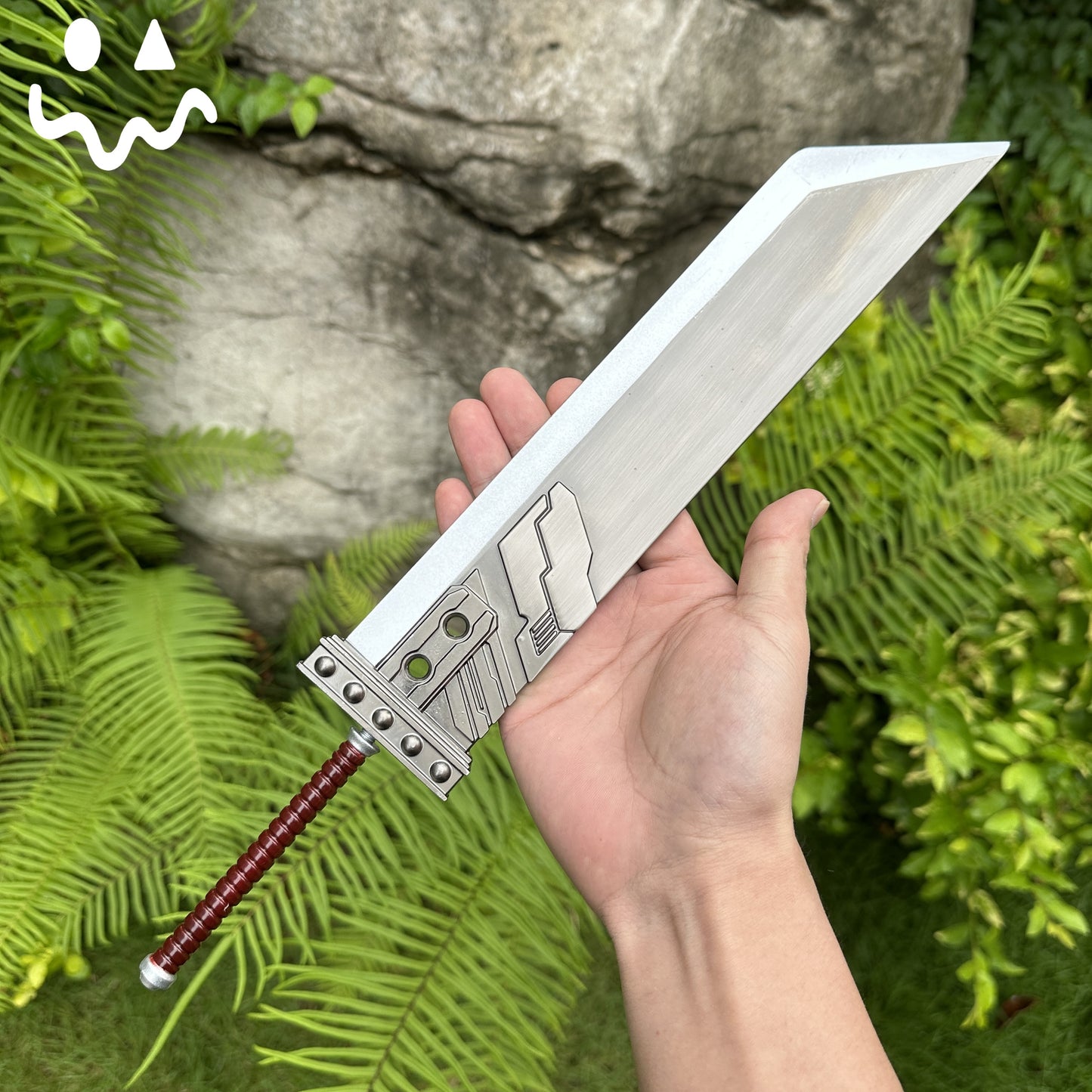 35CM/13.7" Cloud's Buster Sword Metal Replica