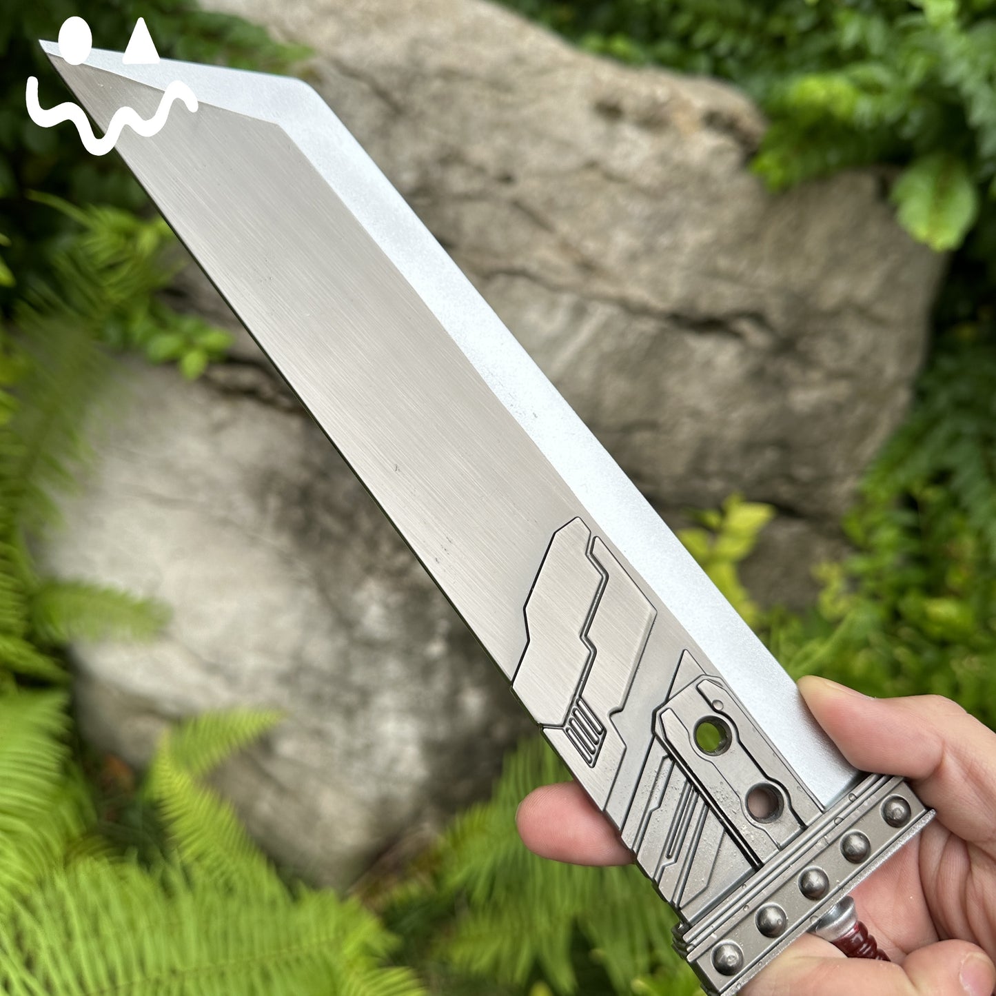 35CM/13.7" Cloud's Buster Sword Metal Replica