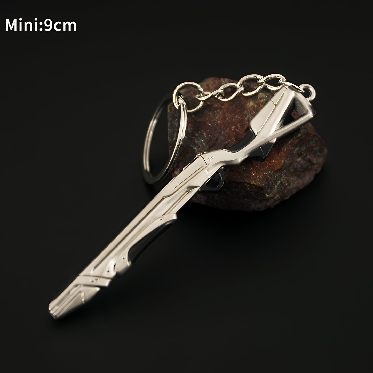 Val Tiny Radiant Crisis 001 Bucky Gun Metal Keychain