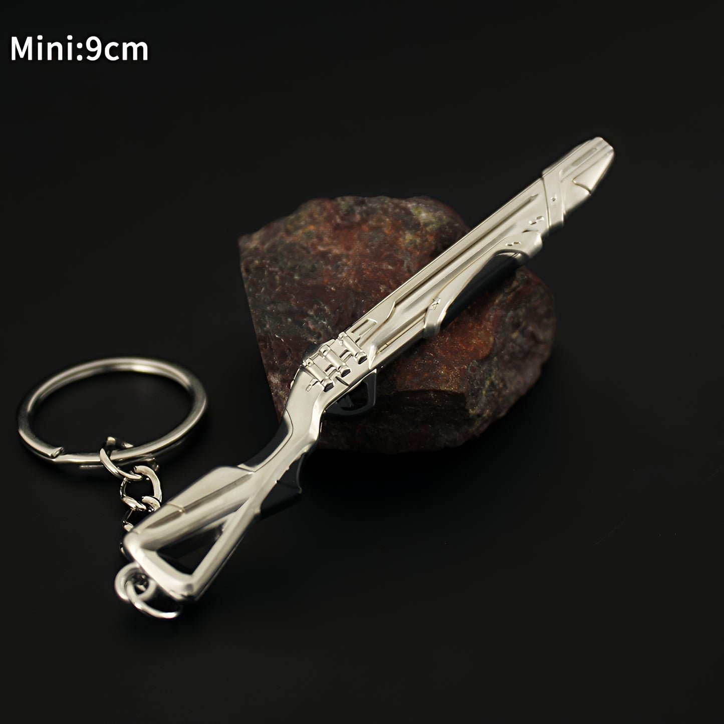 Val Tiny Radiant Crisis 001 Bucky Gun Metal Keychain