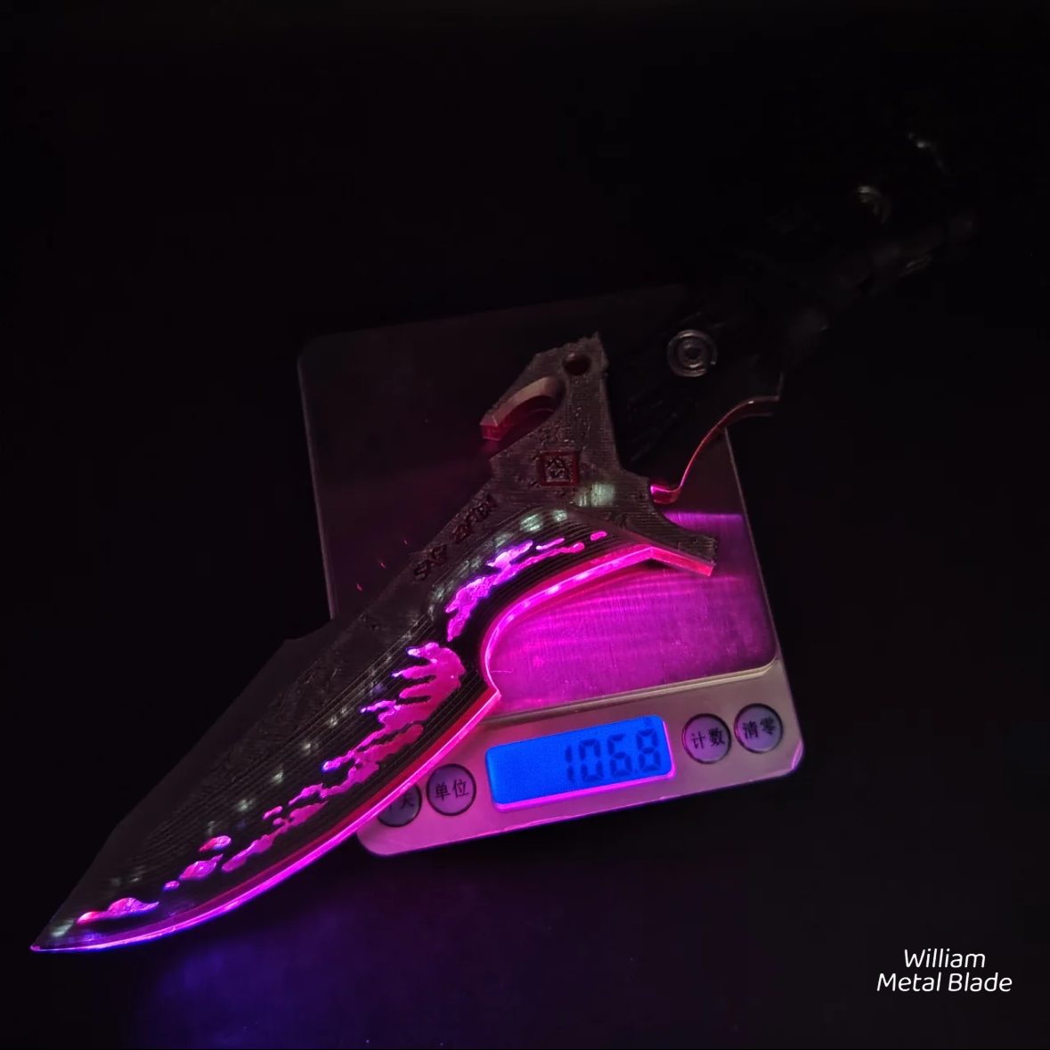 DF Game Executioner Knife 3D Night