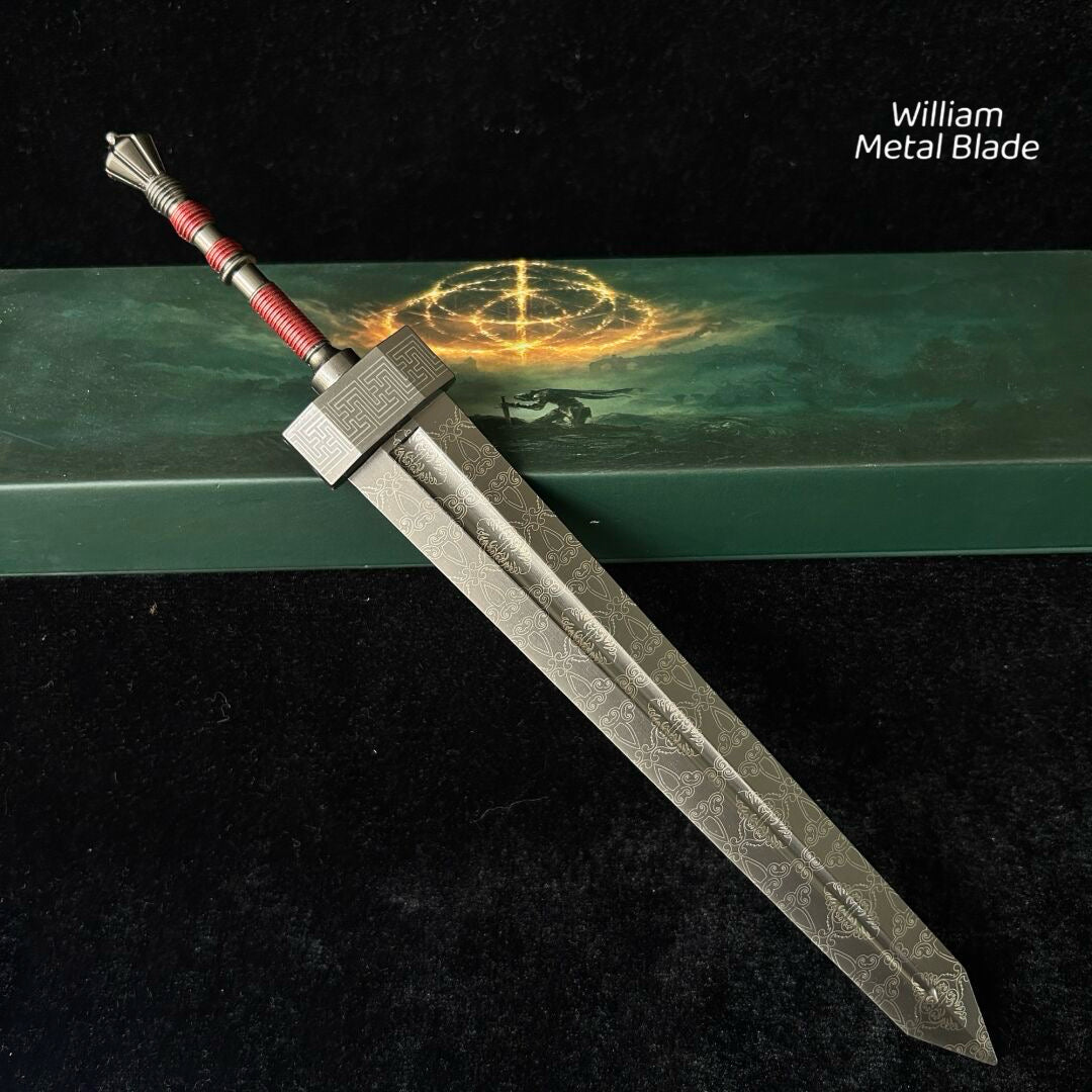 Damascus Pattern ER Greatsword Metal Replica 30CM/11.8''