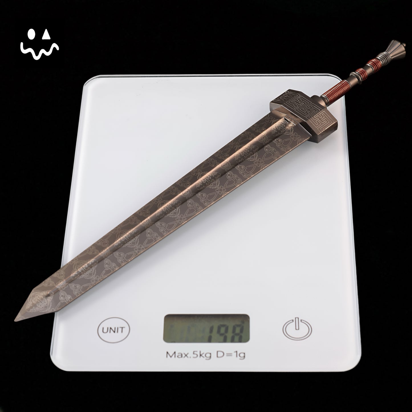 Damascus Pattern ER Greatsword Metal Replica 30CM/11.8''