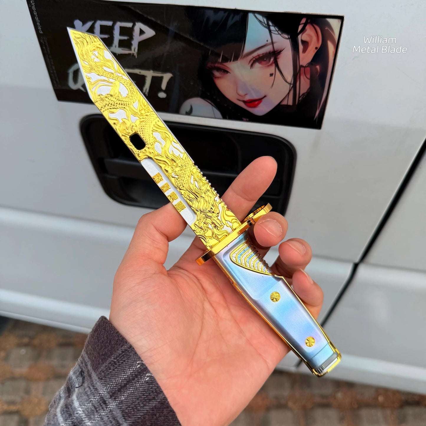 Delta Force Dragon Tooth Knife Metal Replica