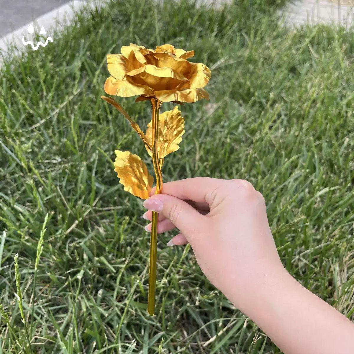 Delta Force Gold Rose Flower PU Replica